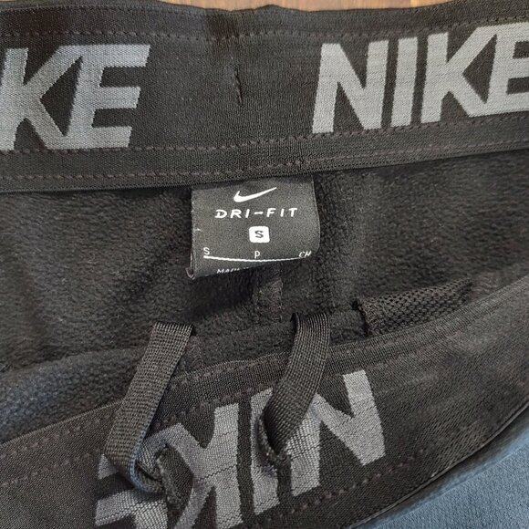 Nike Dr-Fit Joggers Men's Small Black Track Workout Soccer Pants Swoosh Logo B - Picture 3 of 10